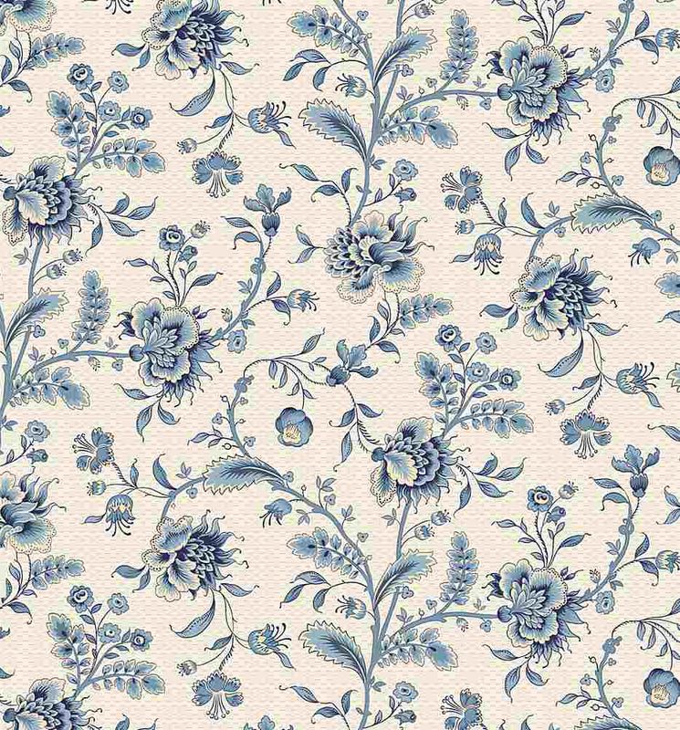 DAHLIA FLORAL R220125  CREAM