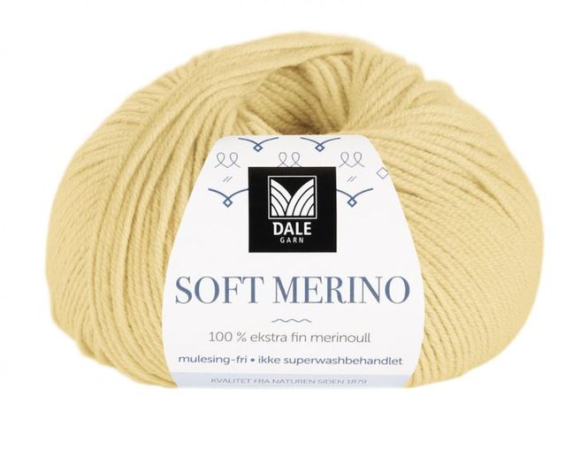 Hovedbilde 3009 Lys gul Soft Merino 