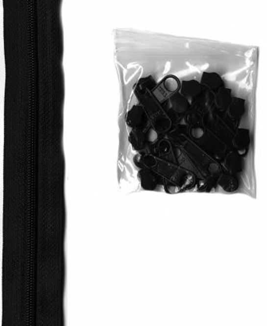 Hovedbilde 4 yards of 16mm #4.5 zipper chain and 16 ...
