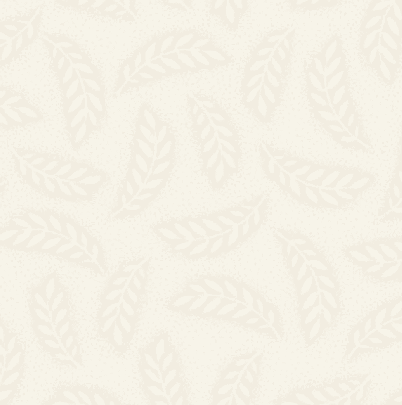 Dot Leaves - Cream