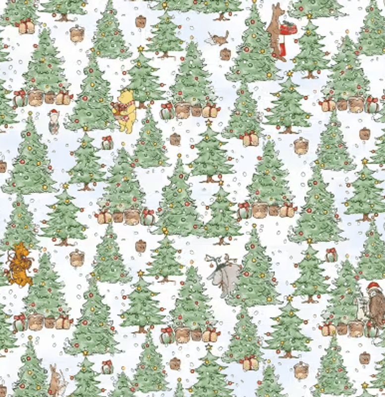 Green/Snow Christmas Trees 12 Inch - Ole Brumm 