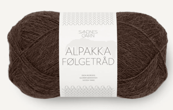 Hovedbilde ALPAKKA FØLGETRÅD CACAO NIBS 3091