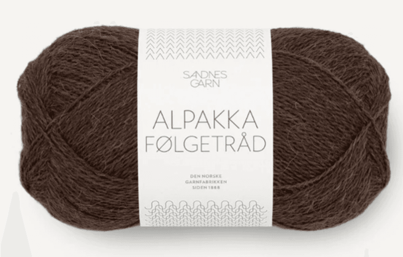 ALPAKKA FØLGETRÅD CACAO NIBS 3091