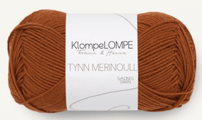 Hovedbilde KLOMPELOMPE TYNN MERINOULL KANELSTANG 3064