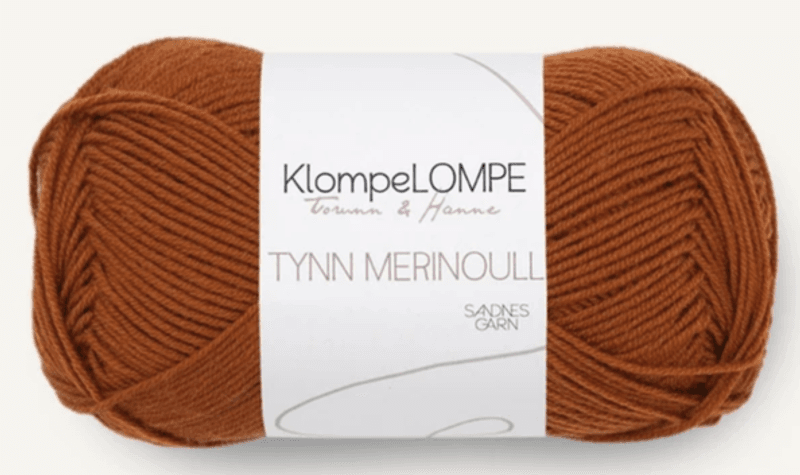 KLOMPELOMPE TYNN MERINOULL KANELSTANG 3064