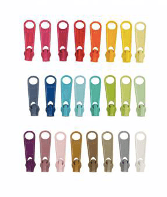 Hovedbilde Zipper Pull Set - Spring -24  #4.5 pulls
