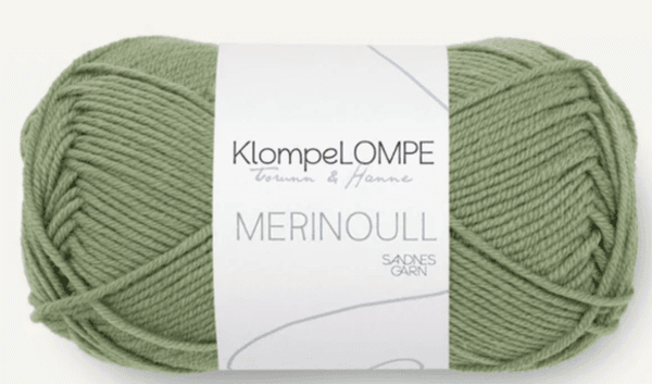 KLOMPELOMPE MERINOULL MØRK PUDDERGRØNN 9052