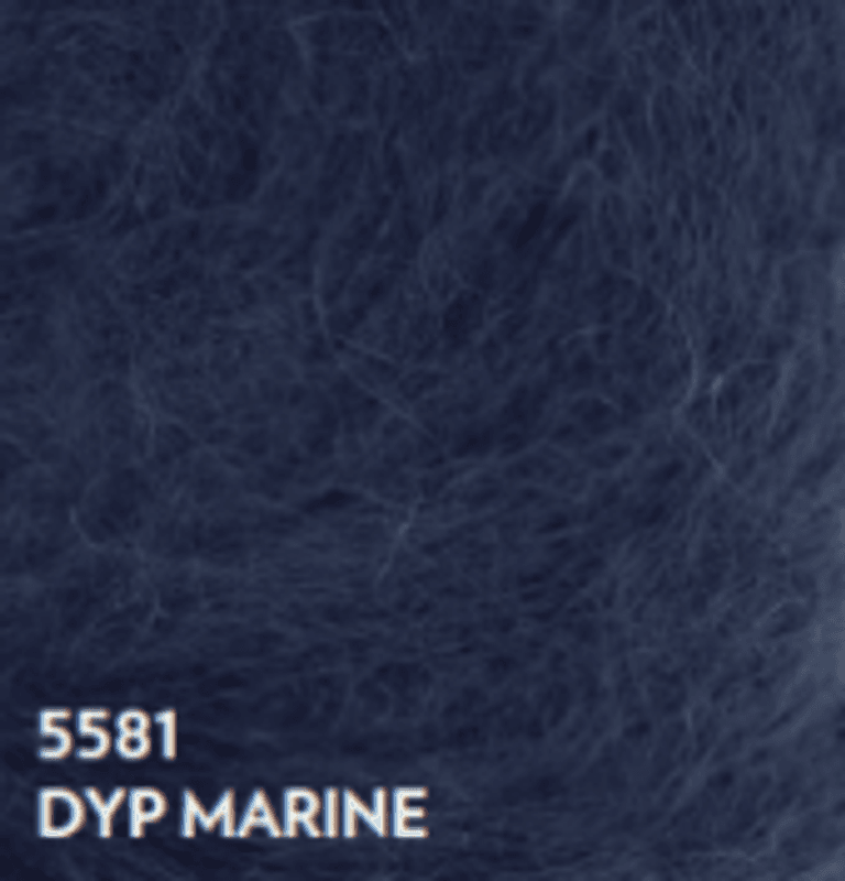 Ballerina Chunky Mohair Dyp Marine 5581